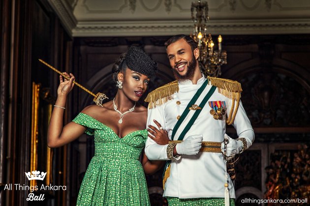 african royalty dress